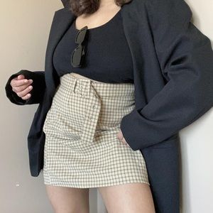 Vintage Plaid Skirt